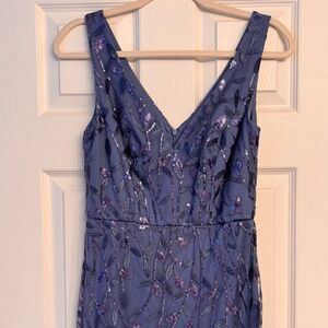 Ever Pretty Double V-Neck Fishtail Sequin Evening Dress